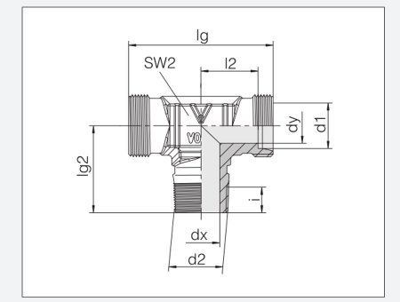 T型旋入式管接头