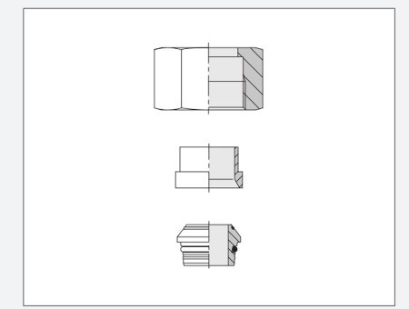 24/37°扩口连接件